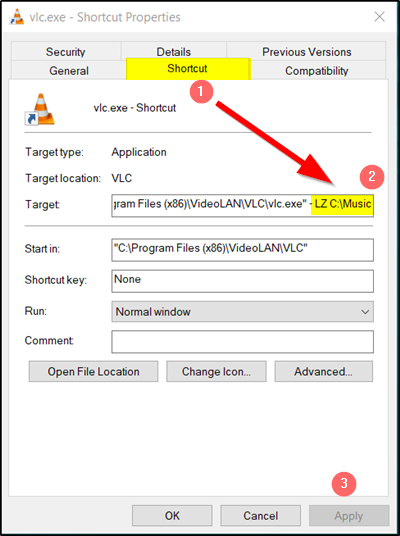 Carga automática de archivos de música desde la carpeta a la lista de reproducción VLC