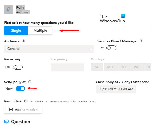 Cómo crear encuestas en Microsoft Team