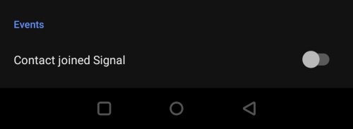 Contacto de señal incluido