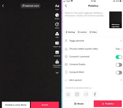 Deshabilitar el corte de TikTok