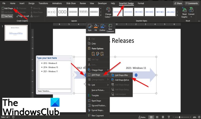 Cómo crear una línea de tiempo en PowerPoint