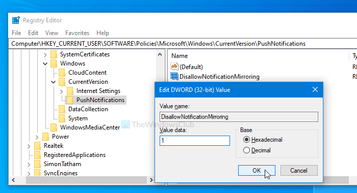 ¿Cómo deshabilitar la duplicación de notificaciones en Windows 10?