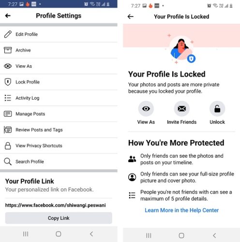 Cómo bloquear tu perfil de Facebook