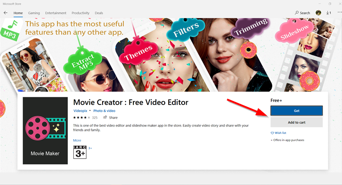 El botón Descargar desde Microsoft Store no funciona