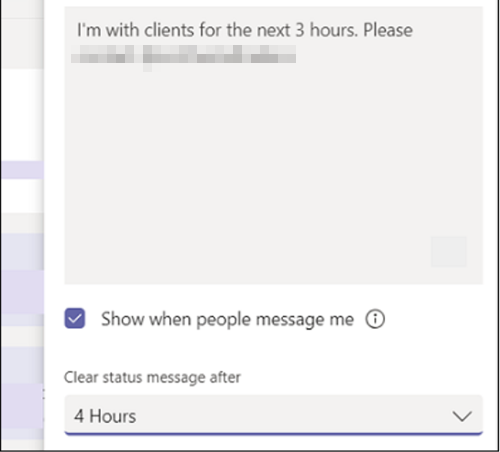 Estado de Microsoft Teams atascado en Fuera de la oficina