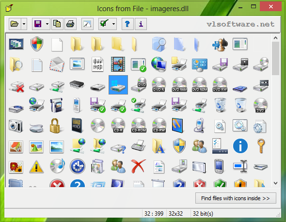 Extraer iconos del archivo