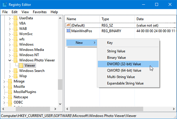 Cambiar el color de fondo del Visualizador de fotos de Windows
