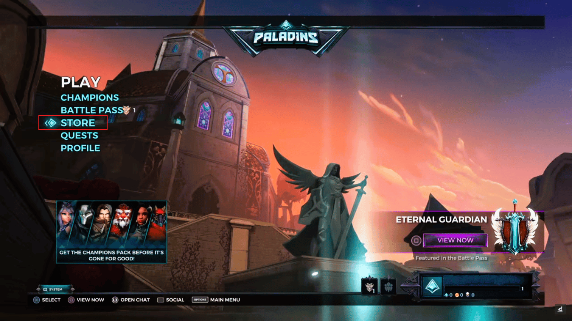 tienda de paladines