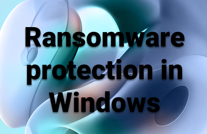 Protección contra ransomware en Windows