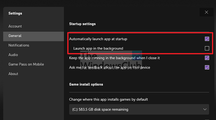 Configuración del iniciador de aplicaciones de Xbox