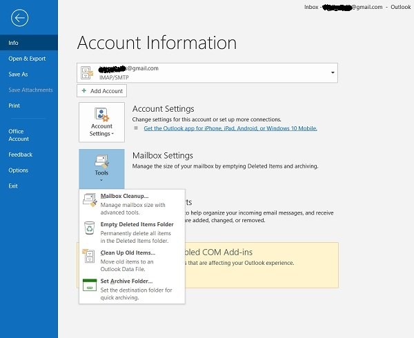 Código de error de Outlook 17884, se ha producido un error desconocido ...