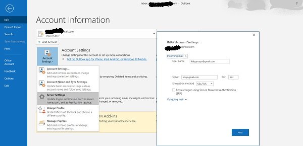 Código de error de Outlook 17884, se ha producido un error desconocido ...