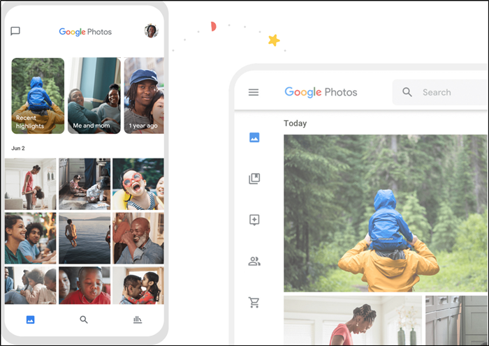 Funciones de la aplicación Google Fotos