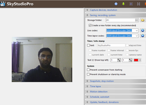 guardar el sistema de grabación