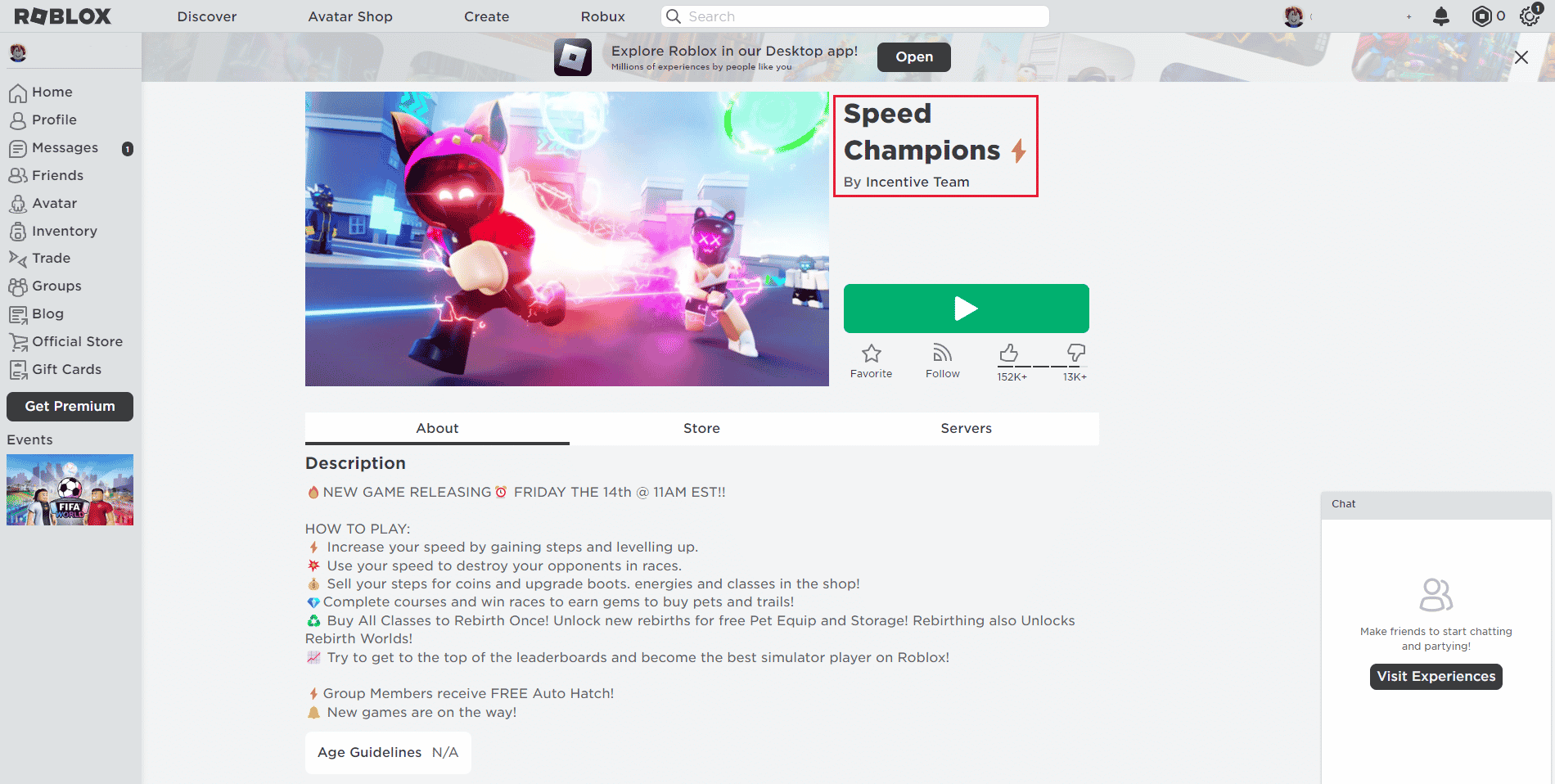 juego de campeones de velocidad roblox