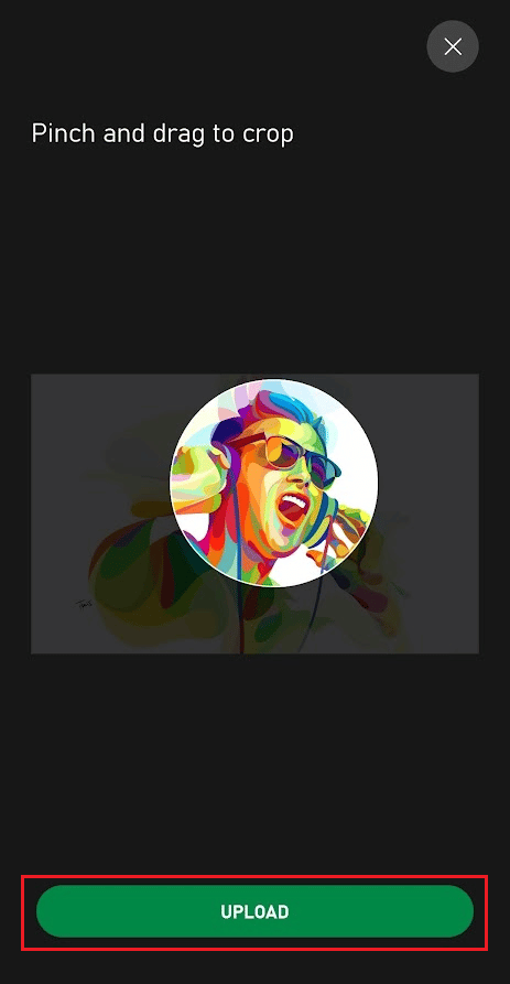 Seleccione la imagen deseada del rollo de su cámara y toque CARGAR para cambiar su imagen de perfil |  comprar imágenes de jugador de Xbox