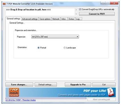convertir páginas web a documentos PDF