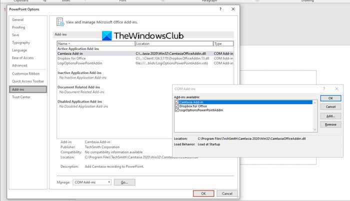 Excel, Word o PowerPoint no pudieron iniciarse recientemente; ¿Quieres iniciar en modo seguro?