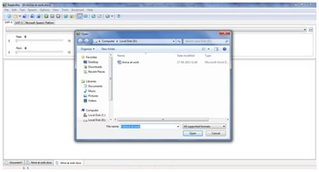 convertidor de texto a voz portátil