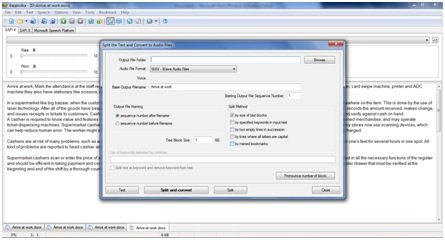 convertidor de texto a voz portátil