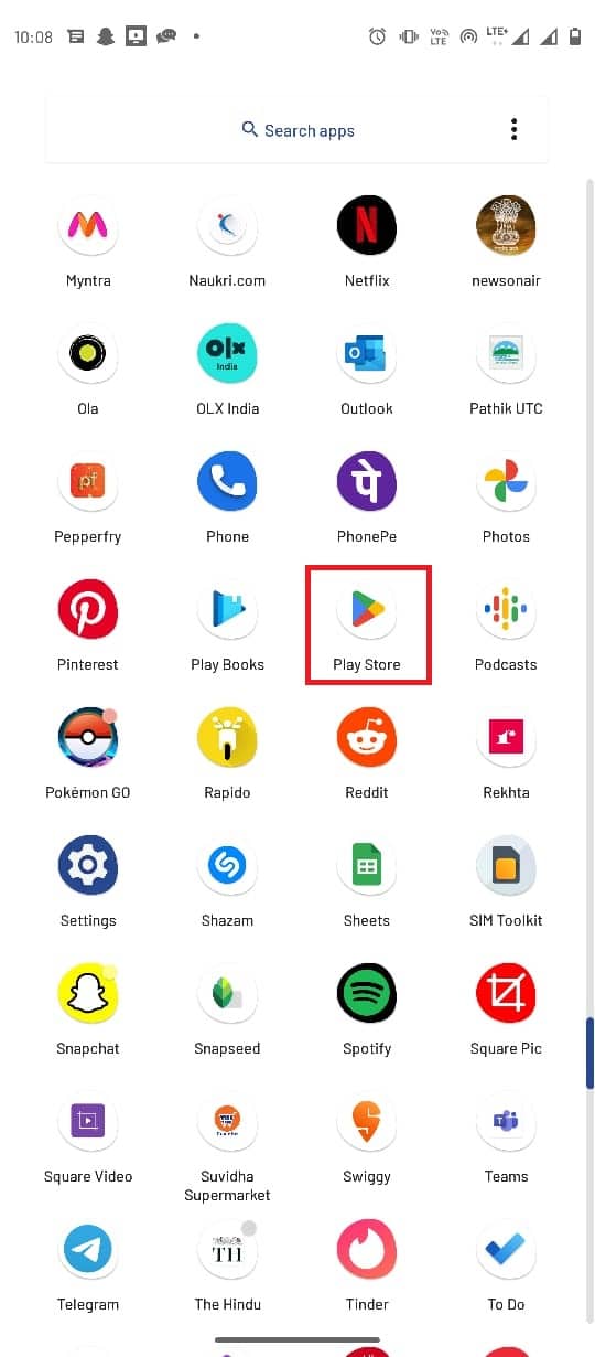Abra Google Play Store desde el menú del teléfono. Código de error de Wyze 90: solución en segundos