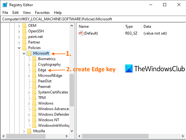 acceso a la clave de Microsoft