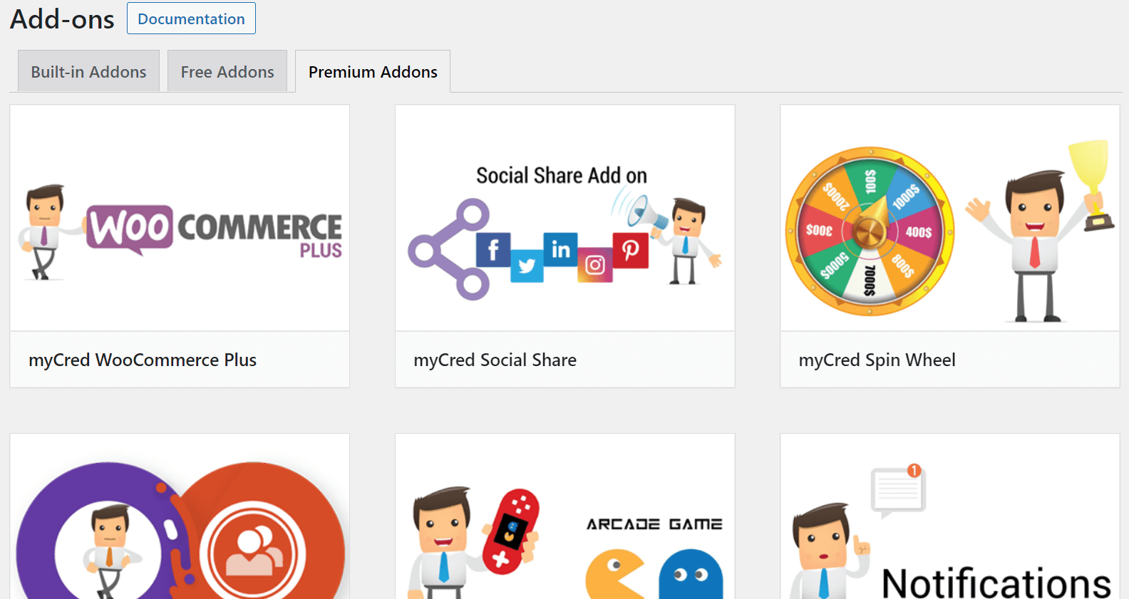 Complementos de MyCred