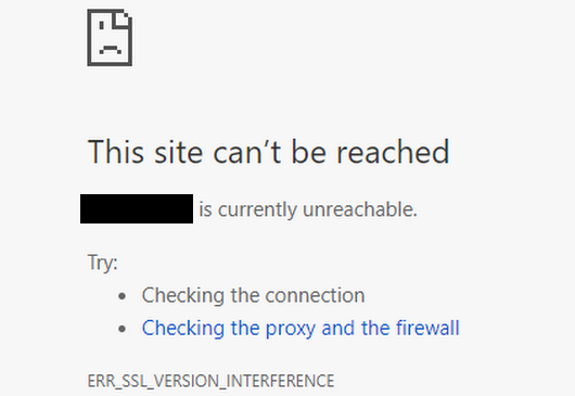 ERR_SSL_VERSION_INTERFERENCIA