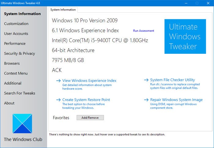 Optimizador de Windows definitivo