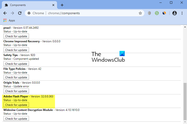 deshabilitar o habilitar flash en los navegadores