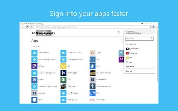 Extensión Mis aplicaciones de Chrome Microsoft