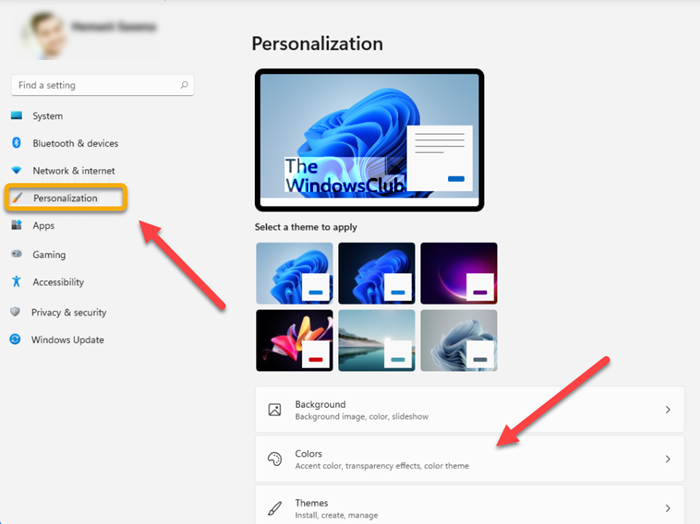 ¿Cómo deshabilitar el color del borde de la ventana en Windows 11?