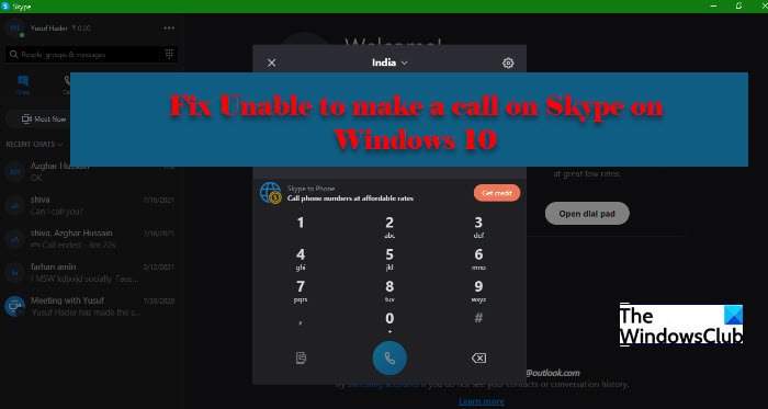 Arreglar No se puede conectar en Skype en Windows