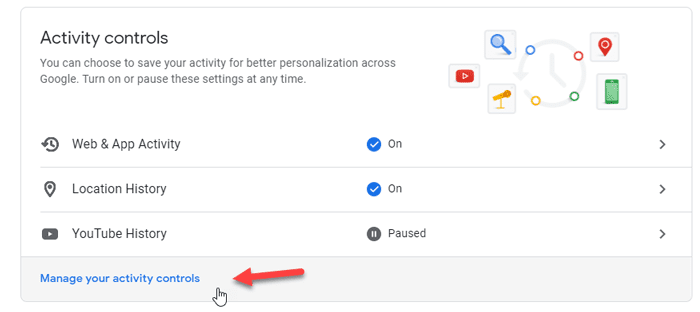 Cómo eliminar automáticamente Google Web & App, ubicación e historial de YouTube