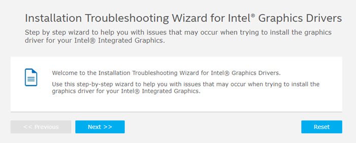 Solucionar problemas de controladores de gráficos Intel en Windows 10