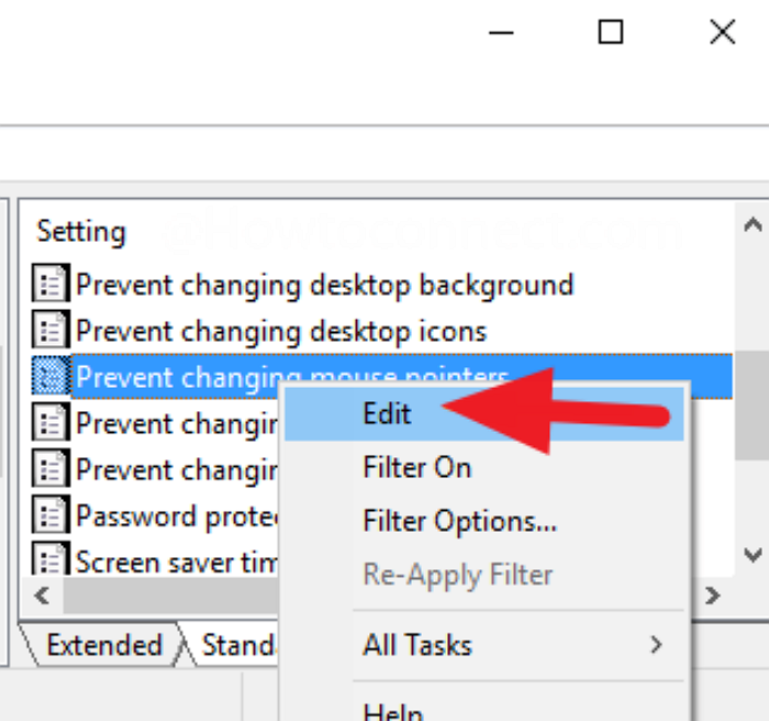 Editar Impedir el cambio de los punteros del mouse.