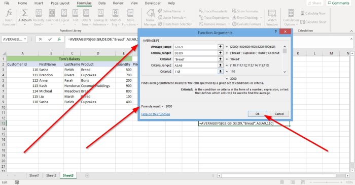 PROMEDIO.SI y PROMEDIO.EXE en Excel