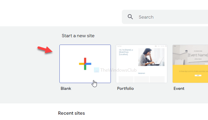 Cómo crear y ejecutar un sitio web en Google Sites