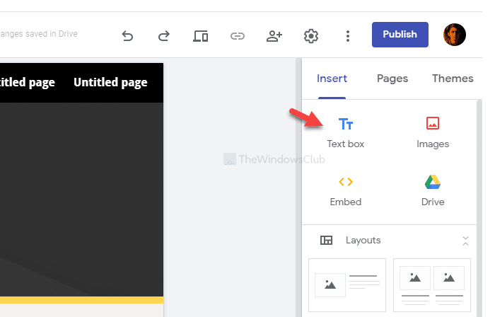 Cómo crear y ejecutar un sitio web en Google Sites