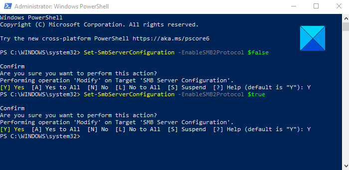 ¿Cómo habilitar o deshabilitar SMBv2 en Windows 10?