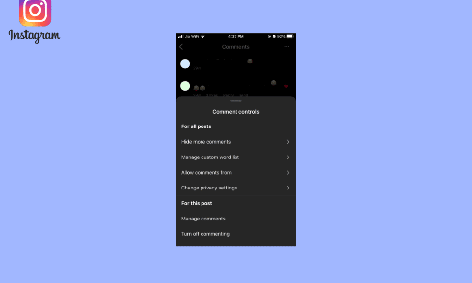 Cómo ordenar los comentarios de Instagram