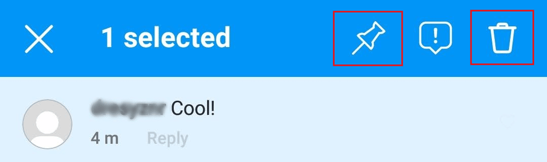 organice los comentarios que desee en Instagram fijándolos o eliminándolos |  Cómo ordenar los comentarios de Instagram 