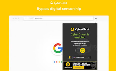 Proxy gratuito CyberGhost VPN
