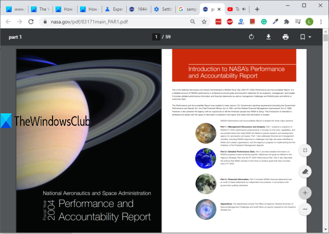 Habilite el modo de vista de dos páginas para archivos PDF en el visor de PDF en Chrome
