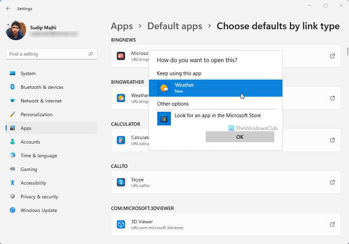 ¿Cómo restablecer todas las aplicaciones y asociaciones de archivos a sus valores predeterminados en Windows 11/10?