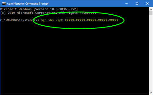 Código de error de activación 0x8007007B