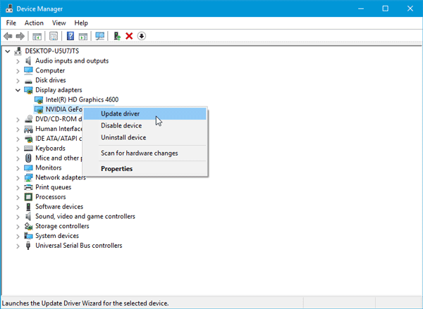 Repare VIDEO_DXGKRNL_FATAL_ERROR BSOD en Windows 10