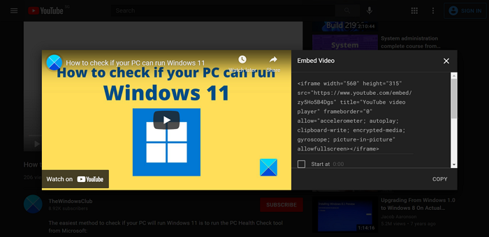 Cómo insertar video en línea en un documento de texto