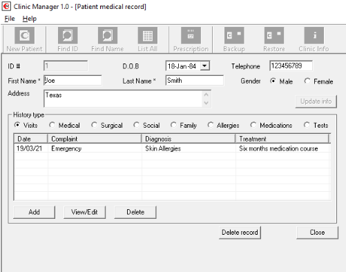 El mejor software gratuito de gestión hospitalaria Clinic Manager
