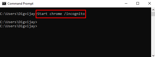 Abre Chrome en modo de incógnito